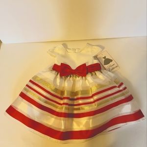 Rare Editions Baby Girl  Dress Size 6 to 9 months